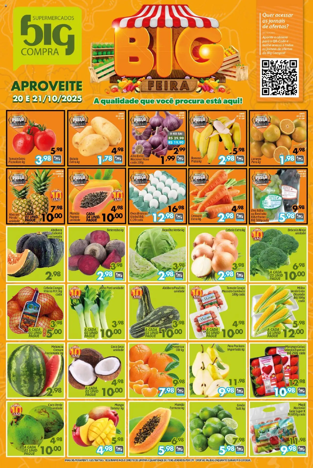 Big Compra folheto "Ofertas Big feira" válido a partir de 20/10/2025 - número de página 1