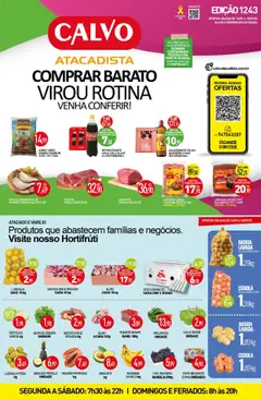 Pré-Visualização do folheto "Ofertas da semana" da loja Calvo Atacadista válido a partir de 15/09/2025