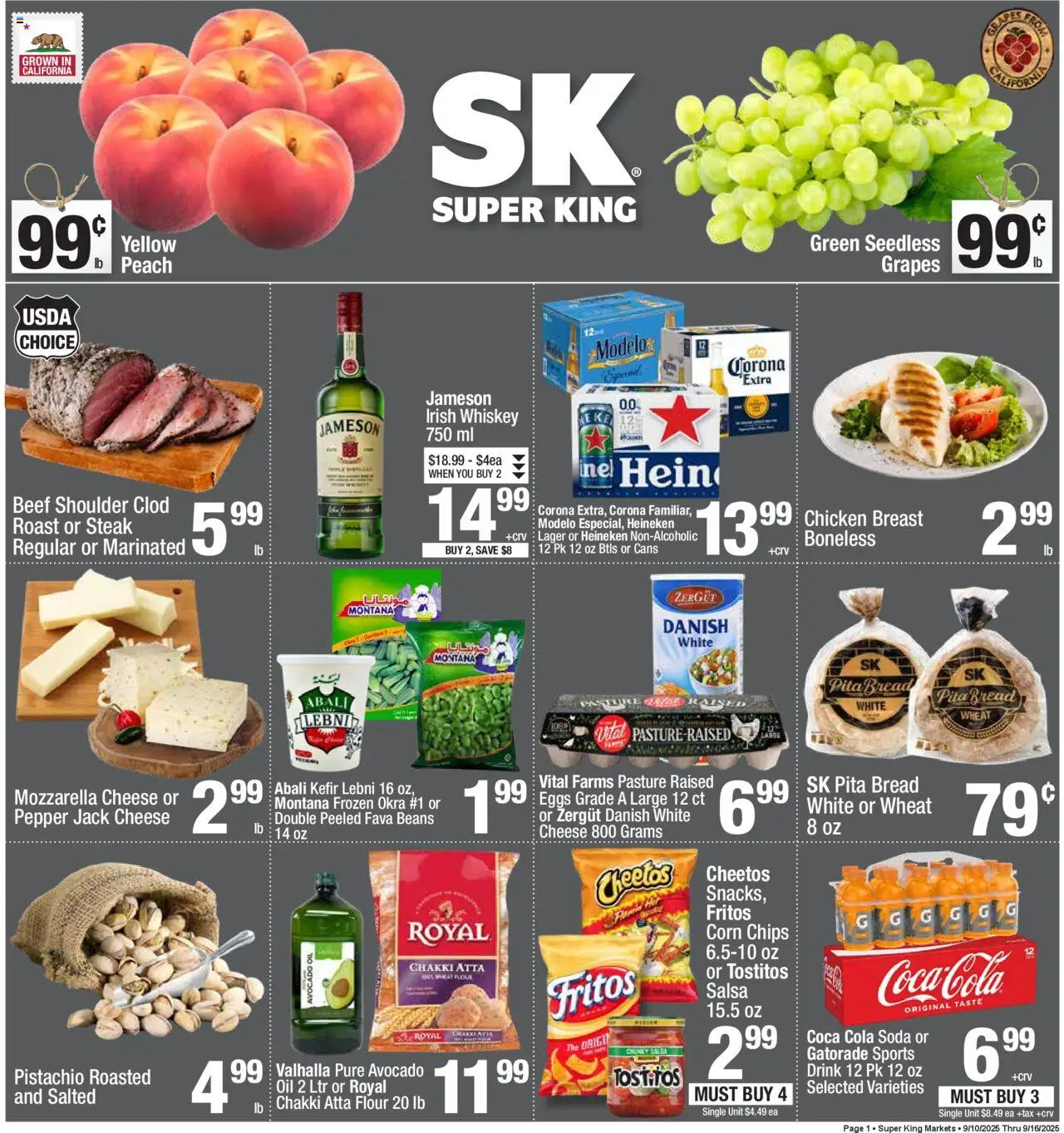 Super King Weekly Ad from 09/10/2025 - Flyer - Page number 1