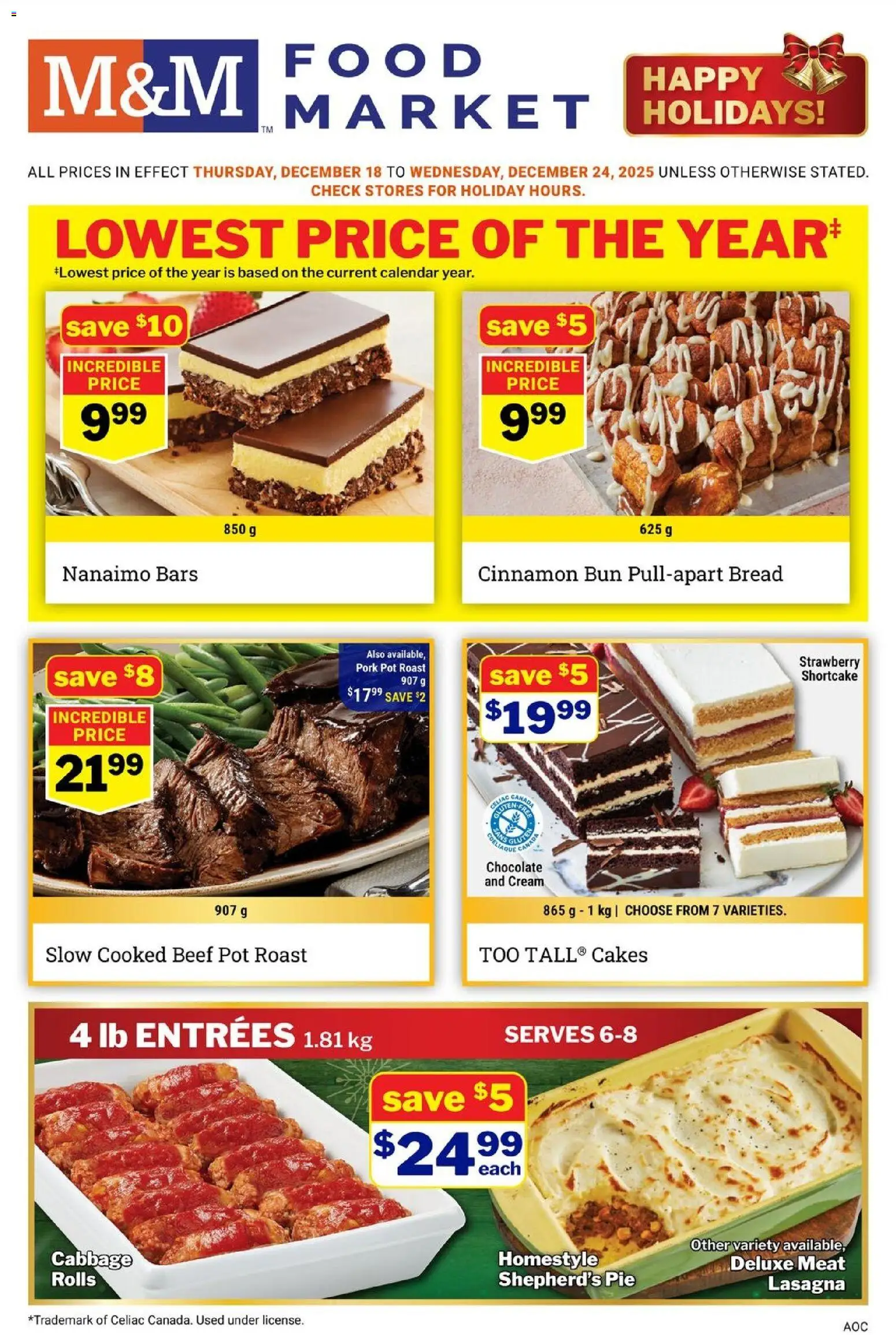 Preview of leaflet Weekly flyer / circulaire from shop M&M Food Market is valid from Dec 18, 2025