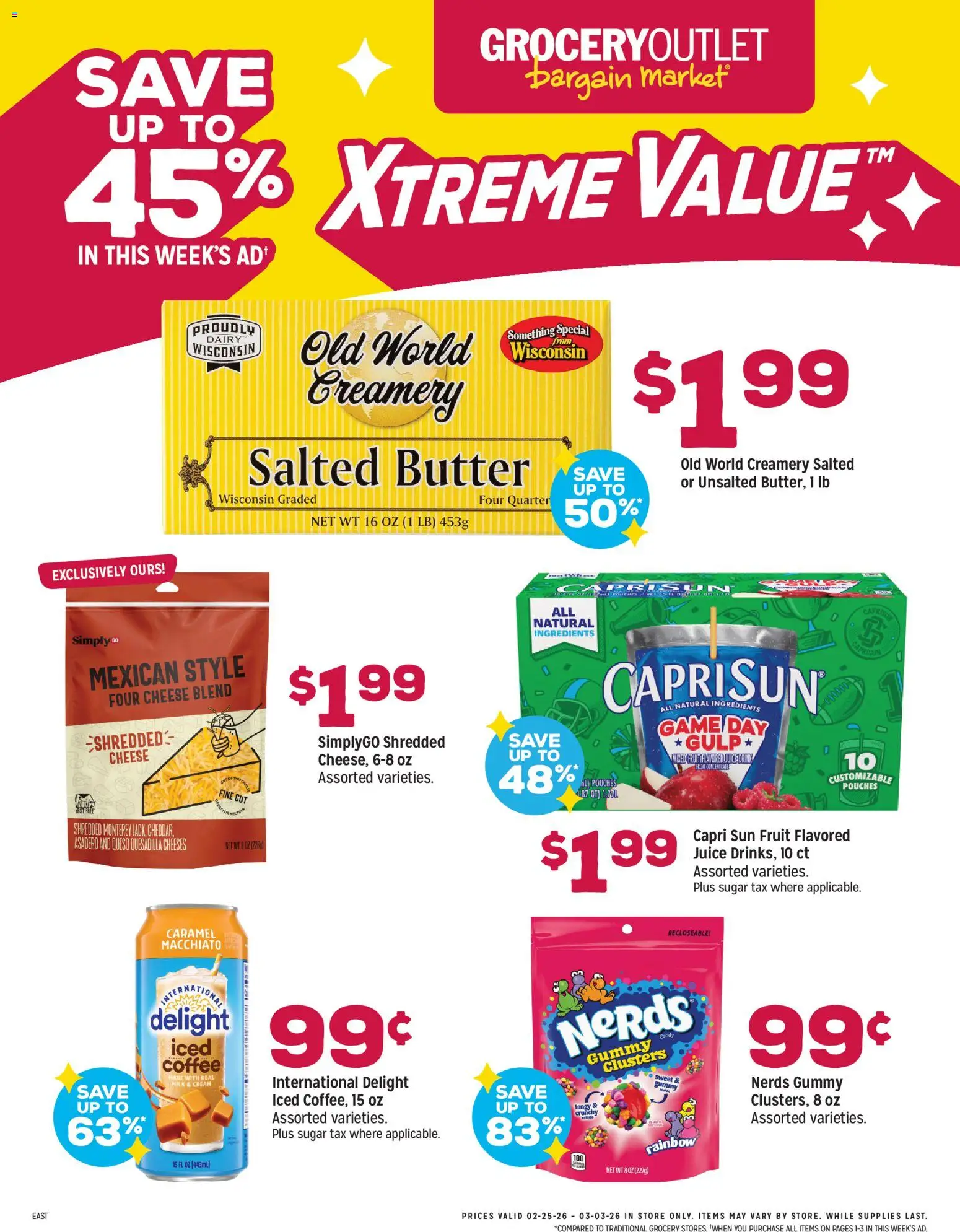 Ad Preview of Grocery Outlet Weekly Ad from 02/25/2026
