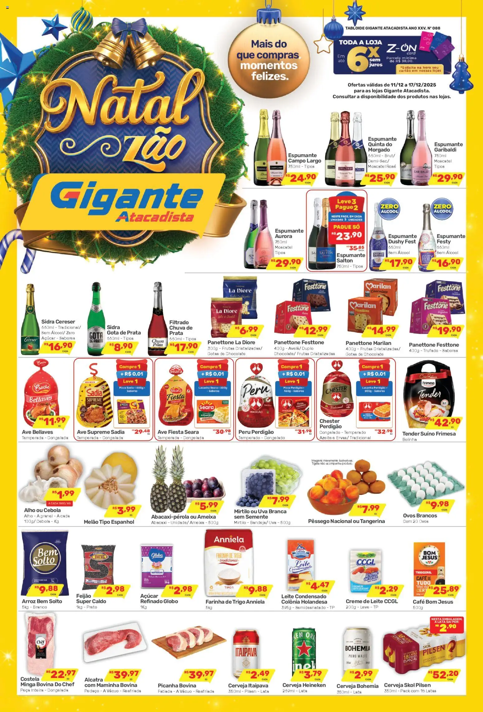Pré-Visualização do folheto "Ofertas da semana" da loja Gigante Atacadista válido a partir de 11/12/2025