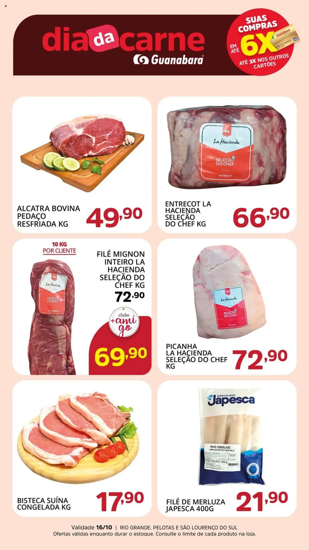 Supermercado Guanabara folheto "Ofertas da semana" válido a partir de 16/10/2025 - número de página 1