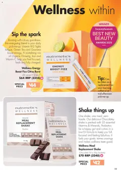 Preview of catalogue Nutrimetics Brochure Step into Spring from shop Nutrimetics valid 26/09/2025 | Page: 19