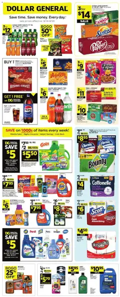 Ad Preview of Dollar General Weekly Ad from 09/14/2025