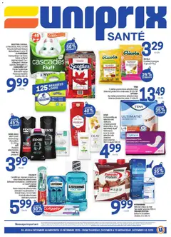 Preview of leaflet Uniprix Sante from shop Uniprix is valid from Dec 04, 2025