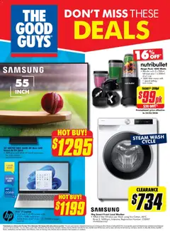 Preview of catalogue Catalogue from shop The Good Guys valid 11/02/2026