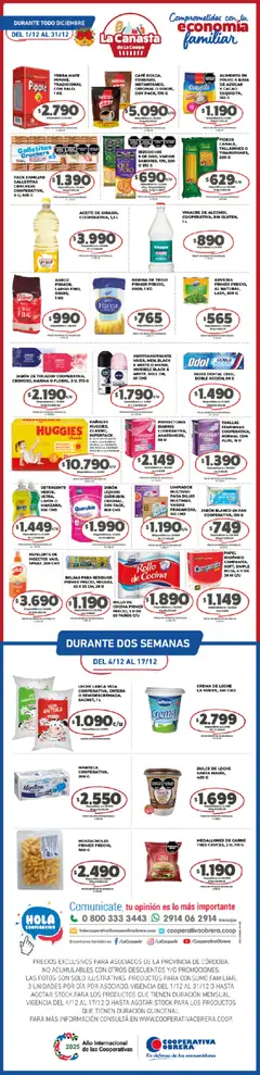 Vista previa del folleto de la tienda Cooperativa Obrera válido desde el 01/12/2025 