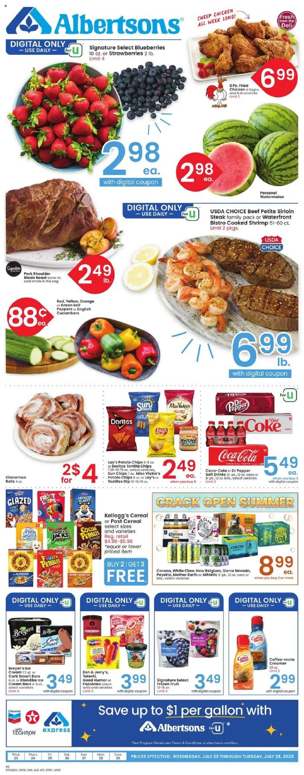 Albertsons Weekly Ad from 07/23/2025 - Flyer - Page number 1