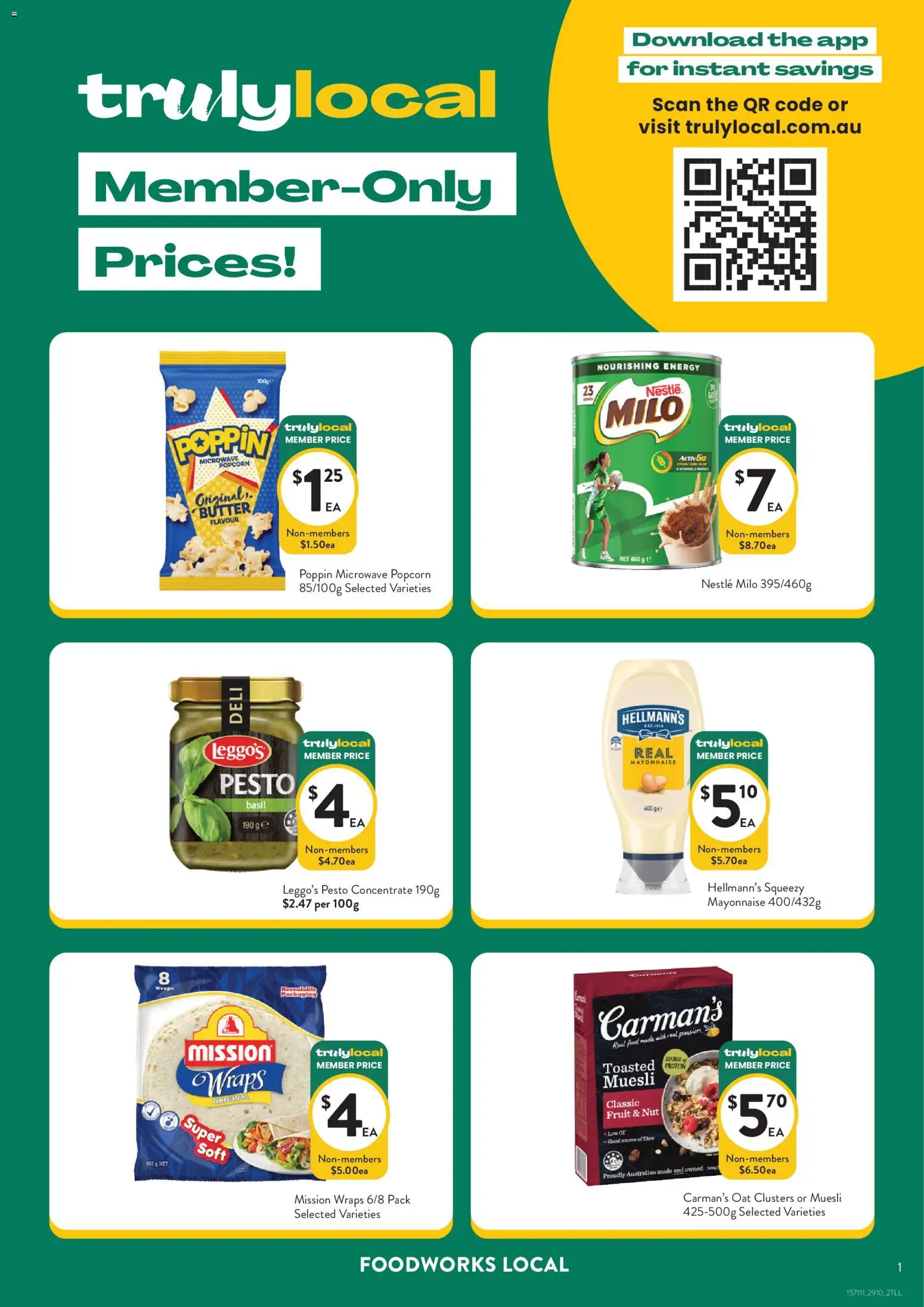 Foodworks catalogue valid from 29/10/2025 - page 1
