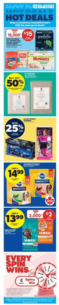 Un aperçu du dépliant Real Canadian Superstore weekly flyer - MB du magasin Real Canadian Superstore est valide à partir 12 mars 2026