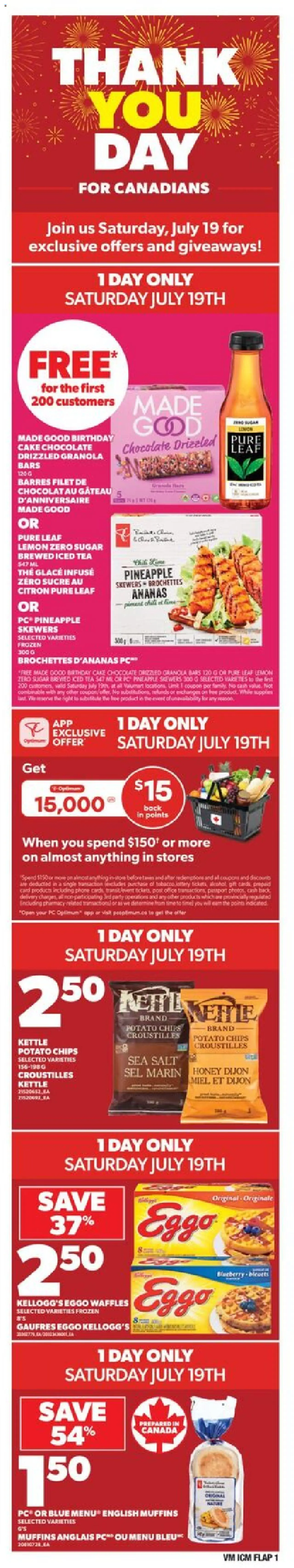 Valu Mart flyer valid from Jul 17, 2025 - page number 1
