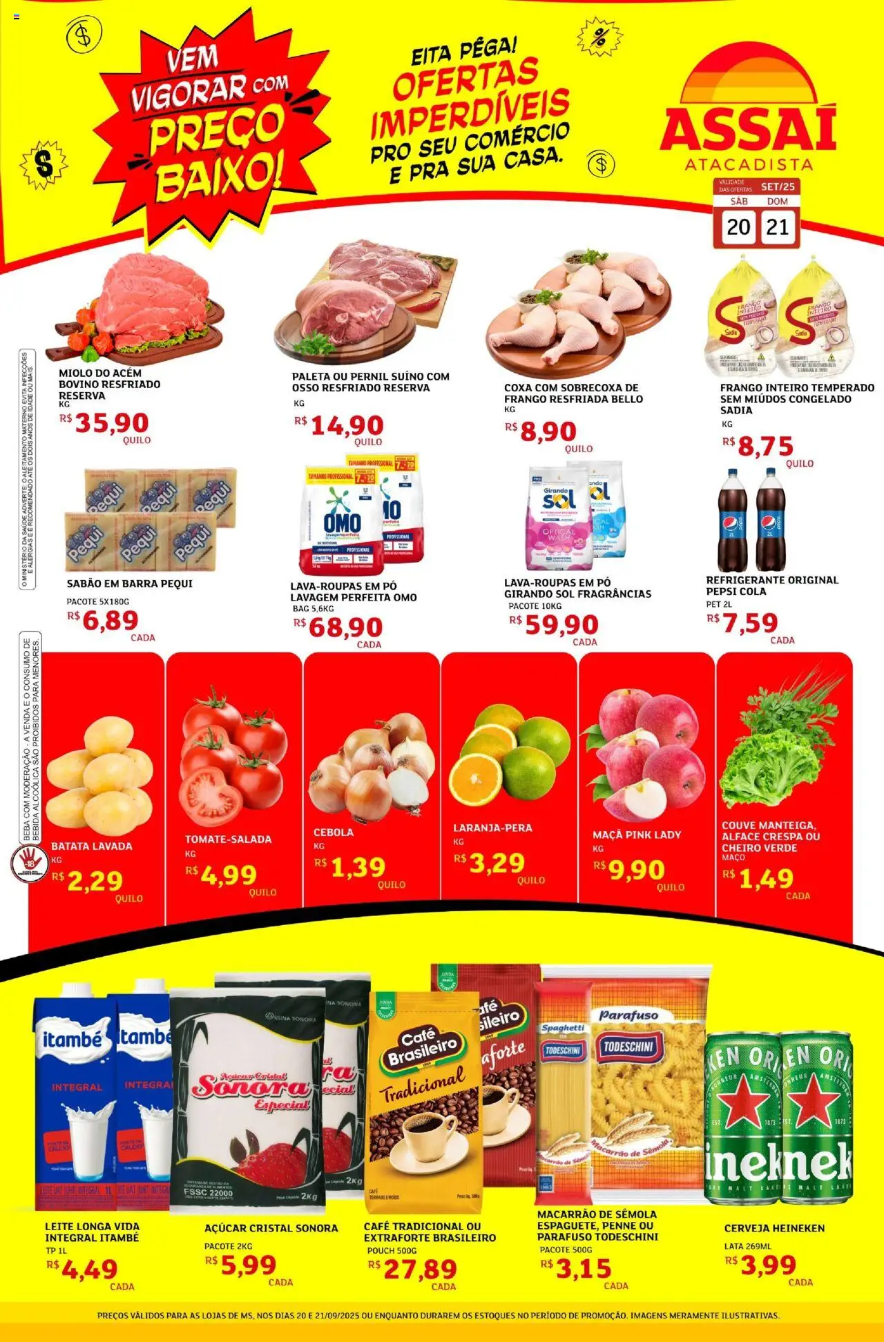 Assaí Atacadista folheto "Encarte" válido a partir de 20/09/2025 - número de página 1