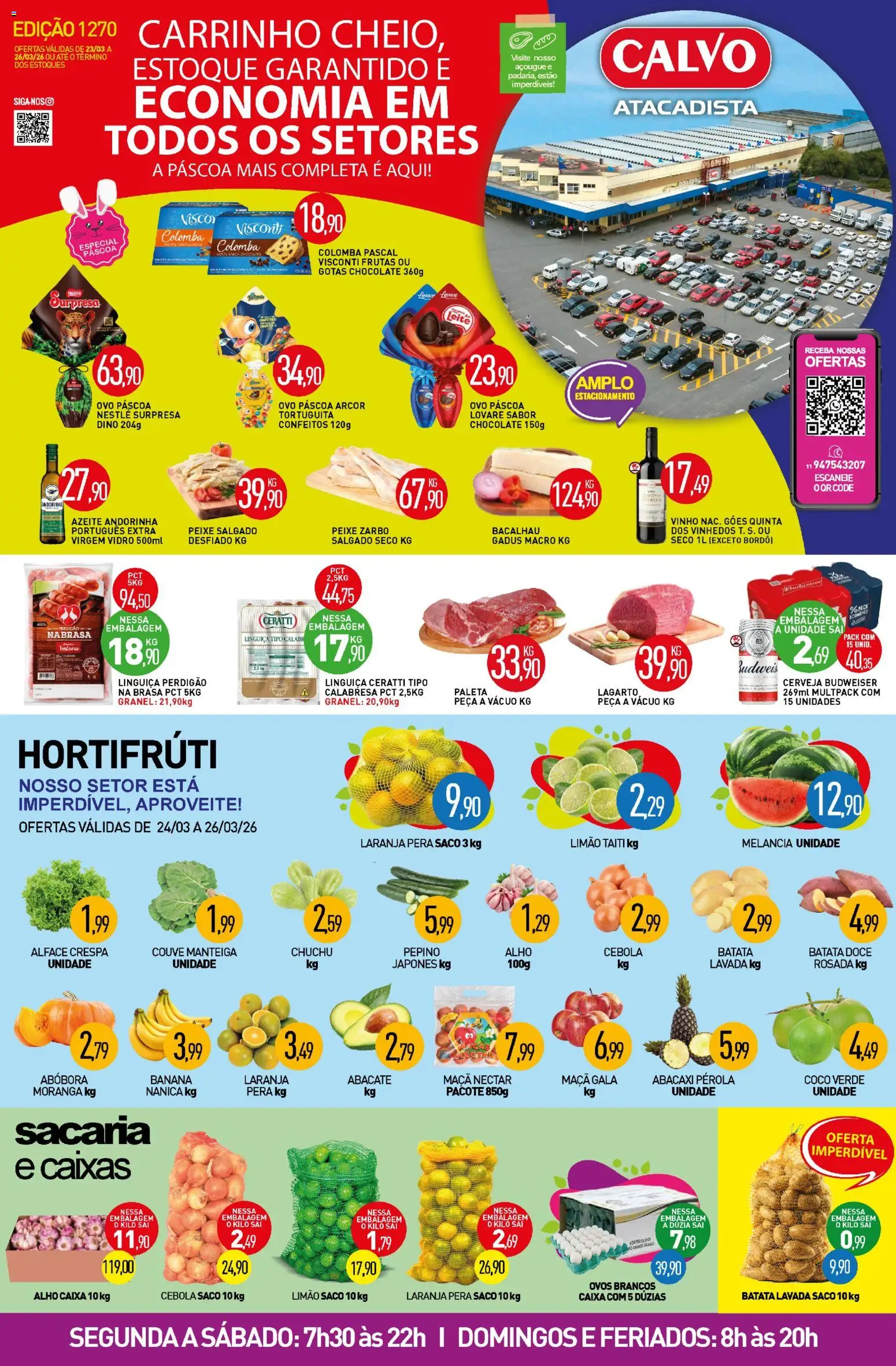 Pré-Visualização do folheto "Calvo Atacadista - Ofertas da semana" da loja Calvo Atacadista válido a partir de 23/03/2026