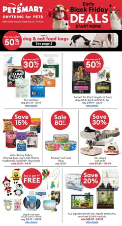 Preview of leaflet Black Friday from shop Petsmart is valid from Nov 06, 2025