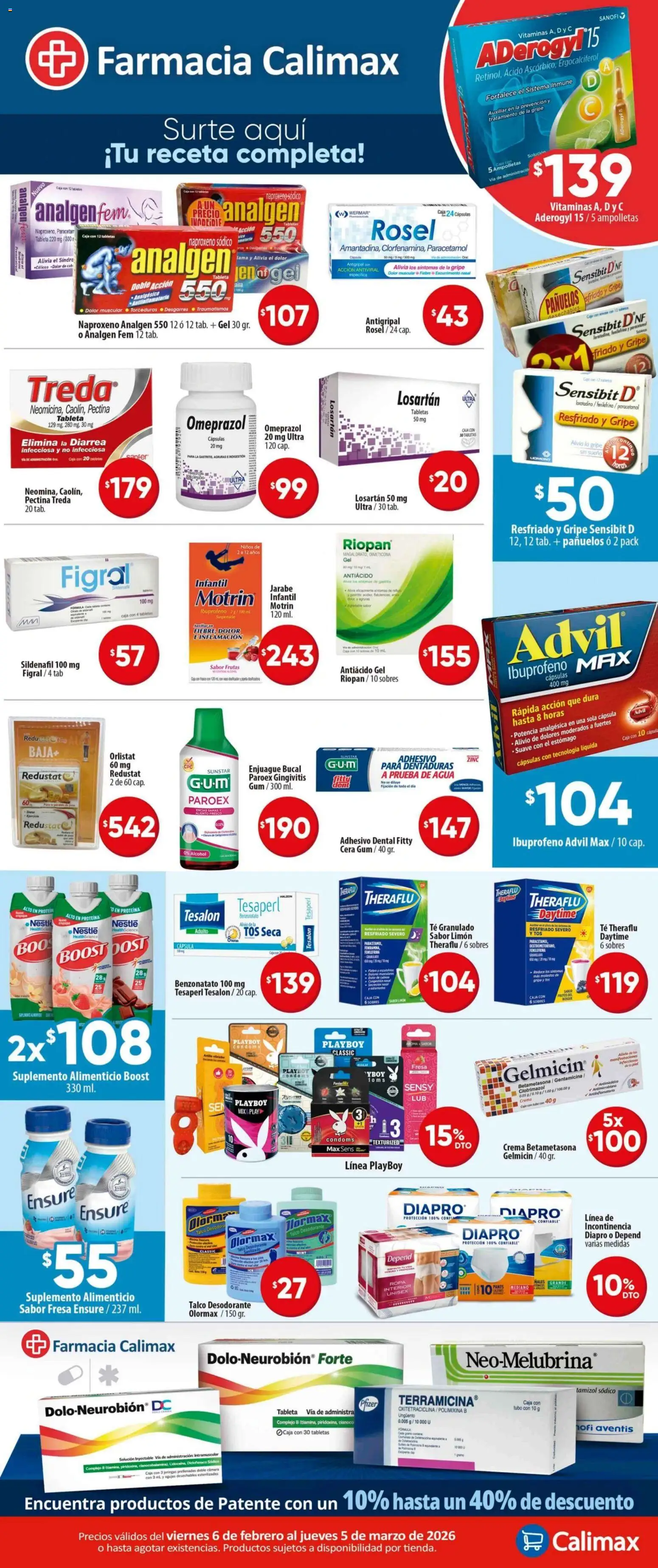 Vista previa las ofertas de la tienda Calimax - Folleto Farmacia desde el 06/02/2026 