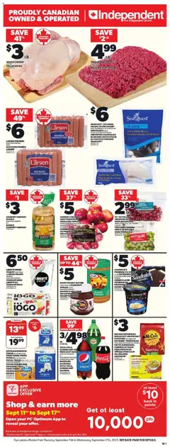 Preview of leaflet Weekly Flyer - NS from shop Independent Grocer is valid from Sep 11, 2025