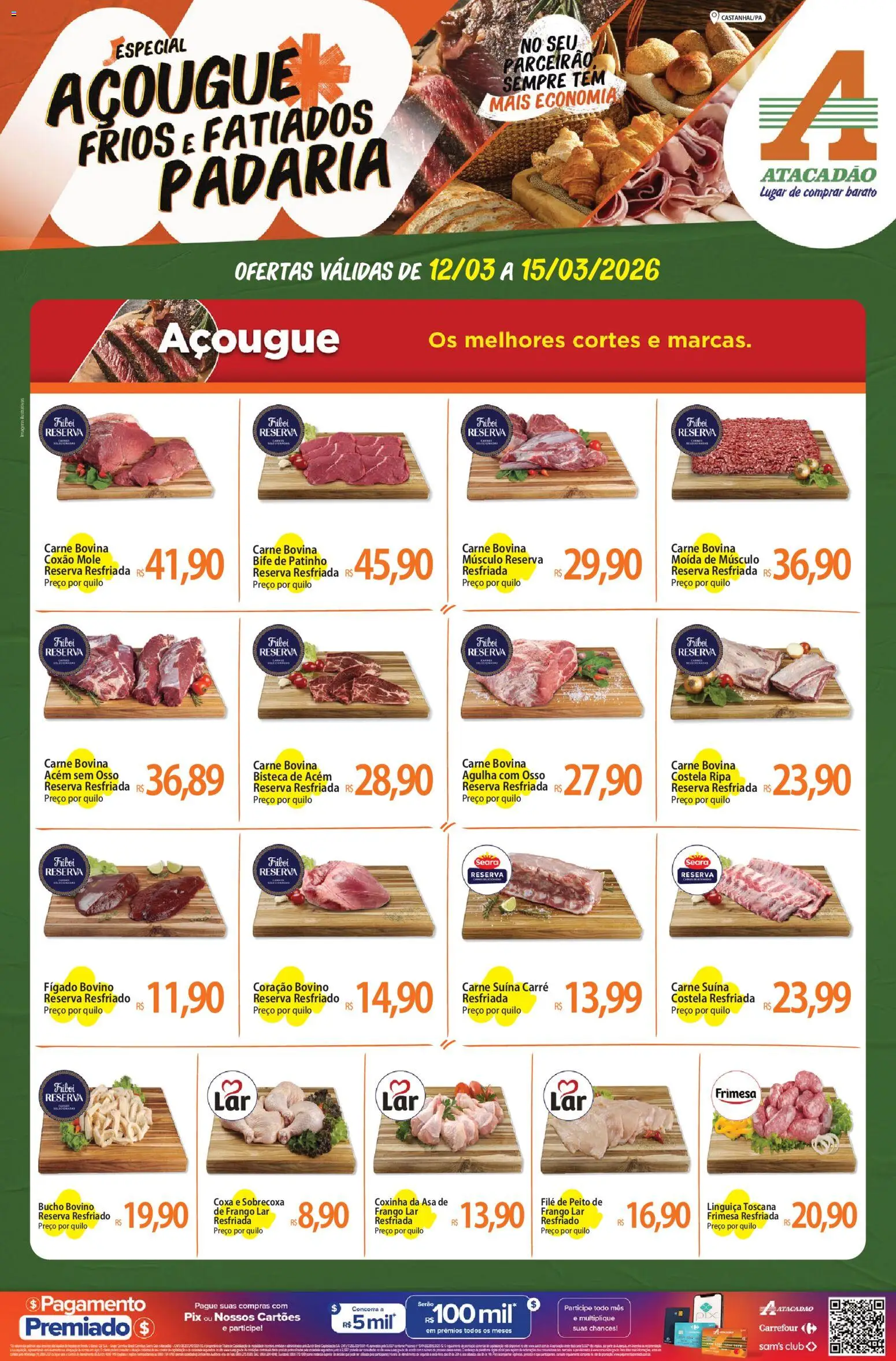 Pré-Visualização do folheto "Atacadão ofertas - PA" da loja Atacadão válido a partir de 12/03/2026