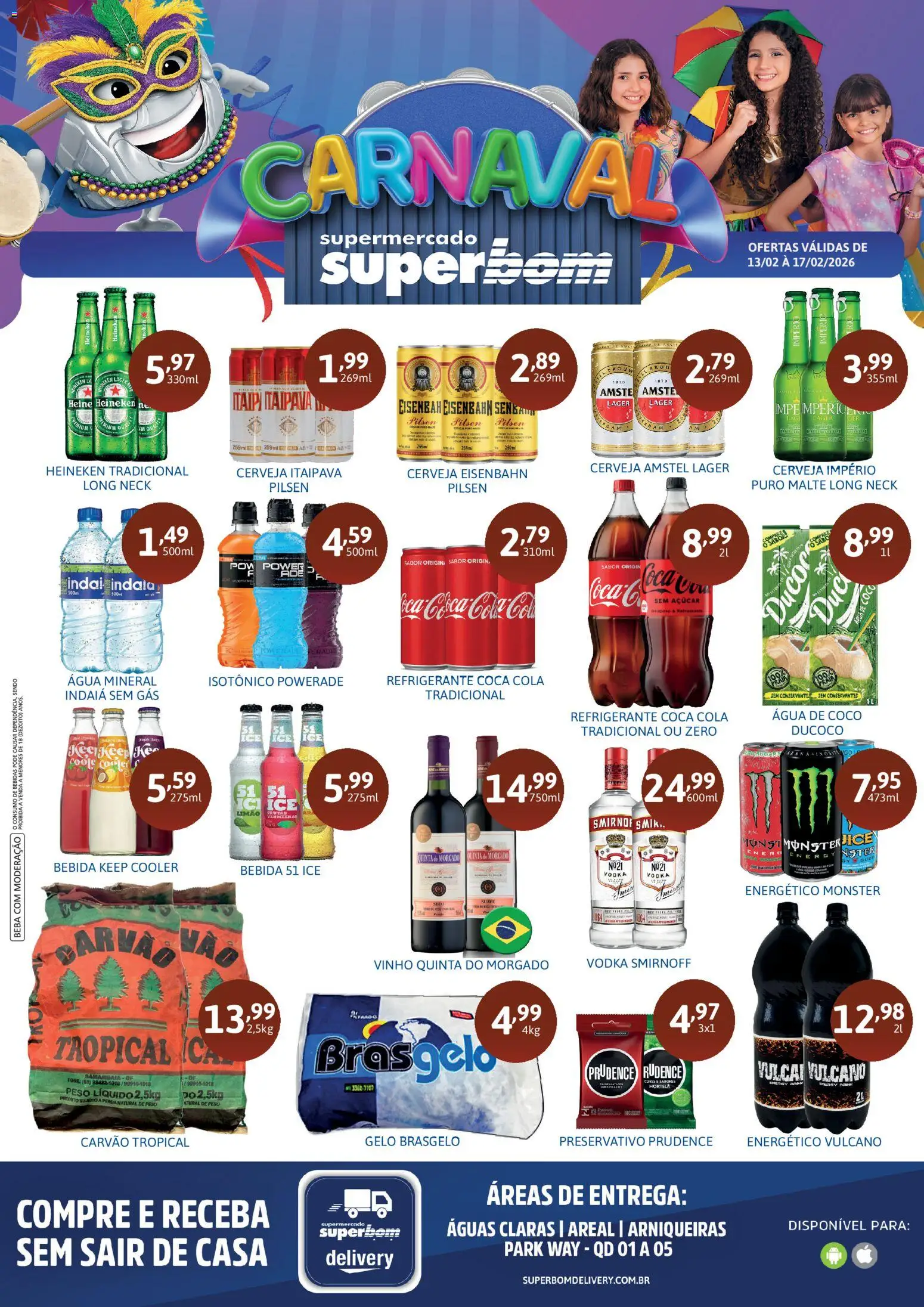 Pré-Visualização do folheto "Ofertas Carnaval" da loja Superbom válido a partir de 13/02/2026