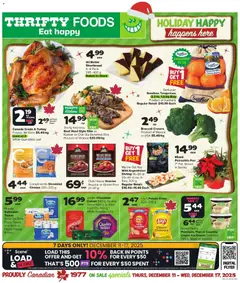 Preview of leaflet Weekly flyer / circulaire from shop Thrifty Foods is valid from Dec 11, 2025