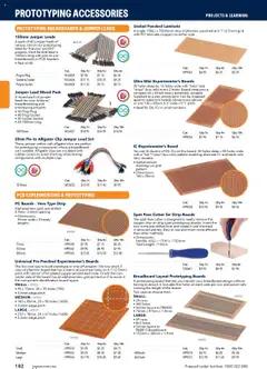 Preview of catalogue Engineering & Scientific Catalogue 2025/2026 from shop Jaycar valid 09/07/2025 | Page: 182