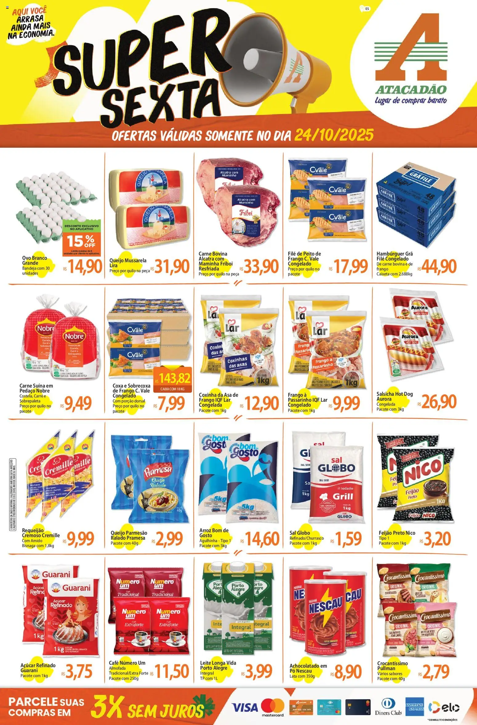 Atacadão folheto "Ofertas - ES" válido a partir de 24/10/2025 - número de página 1