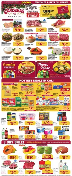Ad Preview of Cardenas Weekly Ad from 11/28/2025 | Page: 1