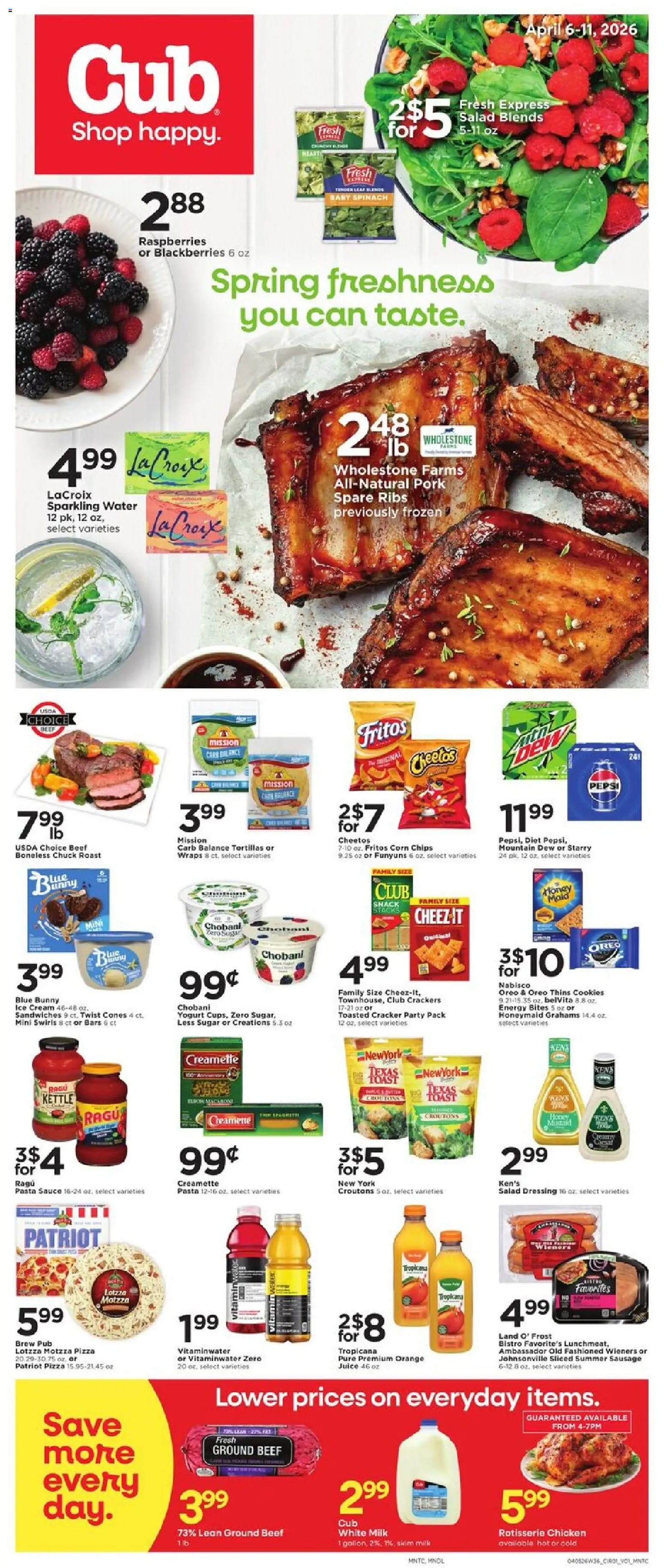 Ad Preview of Cub Foods Cub Foods Weekly Ad from 04/06/2026