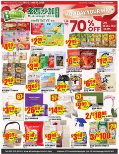 Preview of leaflet Weekly Flyer - Mississauga from shop Btrust Supermarket is valid from Dec 05, 2025