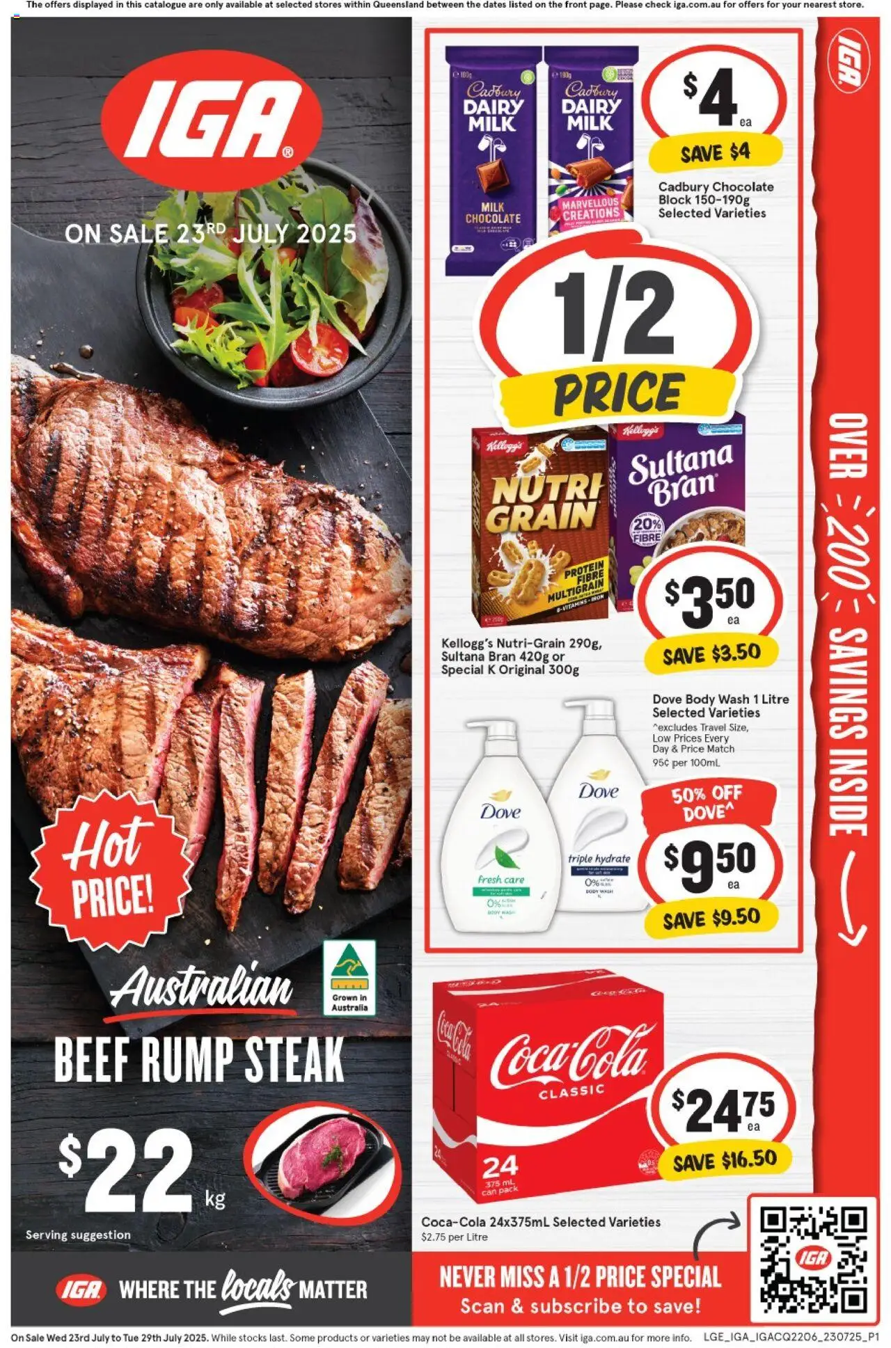 IGA catalogue valid from 23/07/2025 - page 1