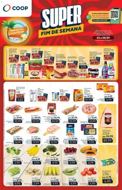 Pré-Visualização do folheto "Ofertas Fim de Semana" da loja Coop válido a partir de 23/01/2026