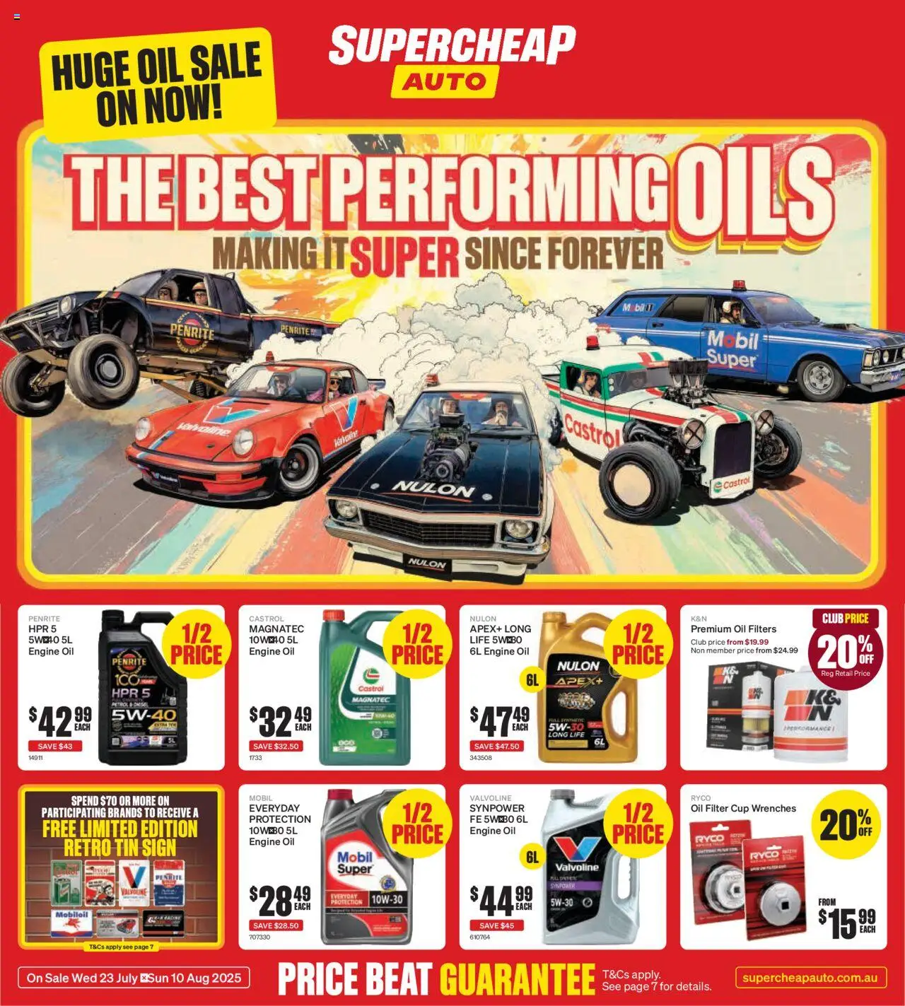 Supercheap Auto catalogue valid from 23/07/2025 - page 1