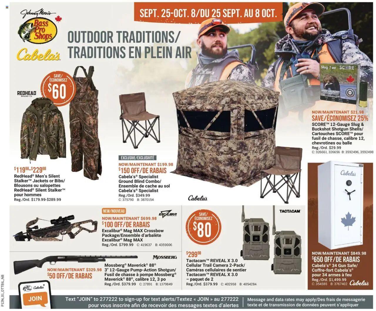 Cabelas flyer valid from Sep 25, 2025 - page number 1