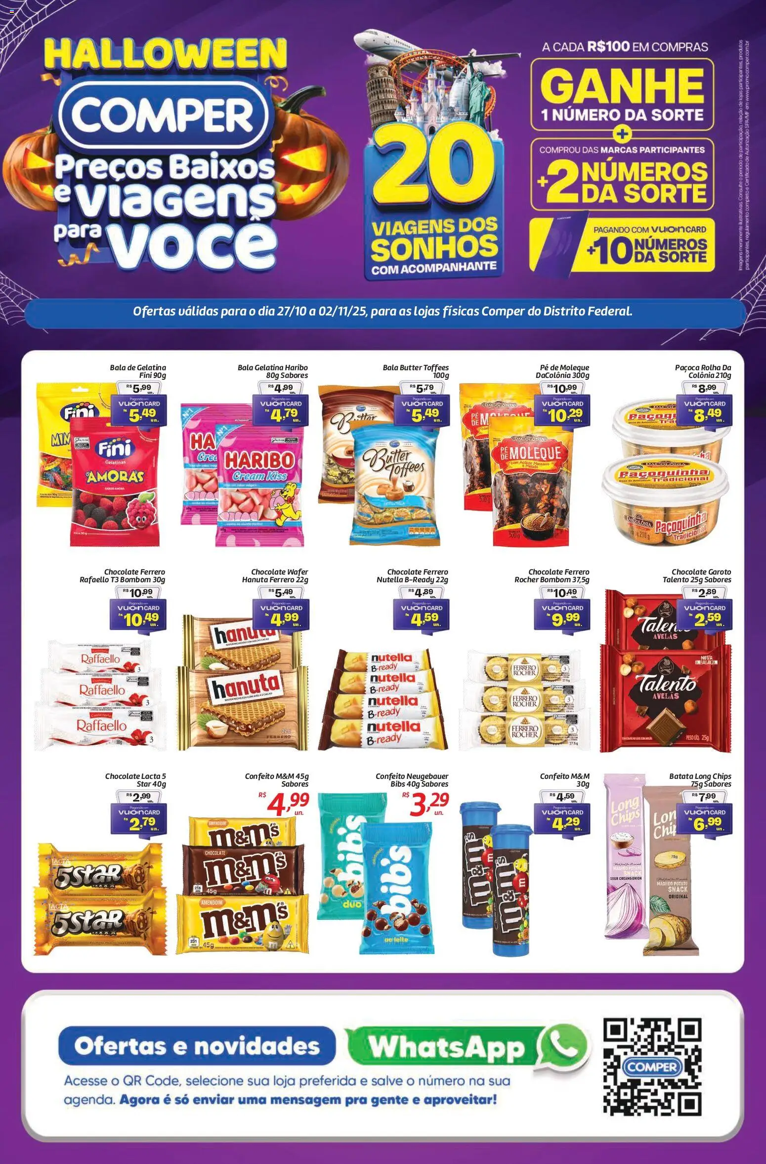 Comper folheto "Ofertas de Halloween" válido a partir de 27/10/2025 - número de página 1