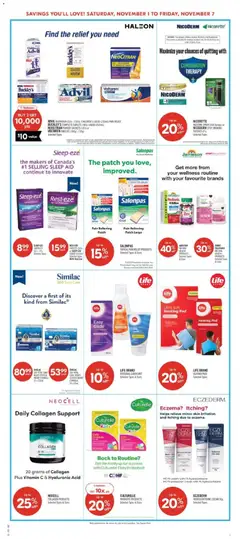 Preview of leaflet Weekly flyer / circulaire from shop Shoppers is valid from Nov 01, 2025 | Page: 18