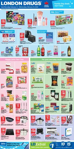 Preview of leaflet Weekly flyer / circulaire from shop London Drugs is valid from Feb 12, 2026