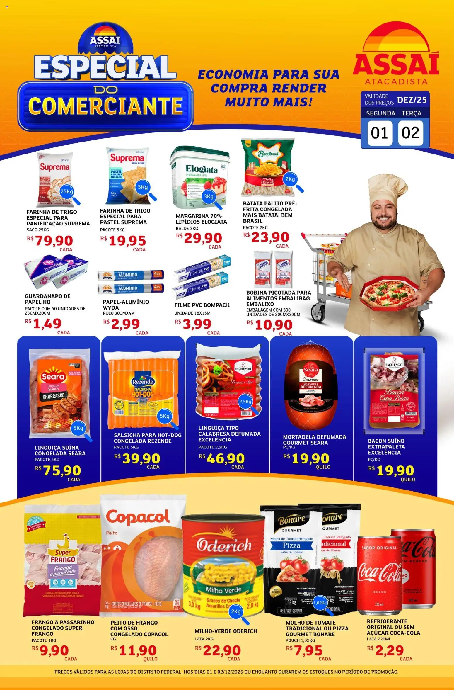 Pré-Visualização do folheto "Encarte - DF" da loja Assaí Atacadista válido a partir de 01/12/2025