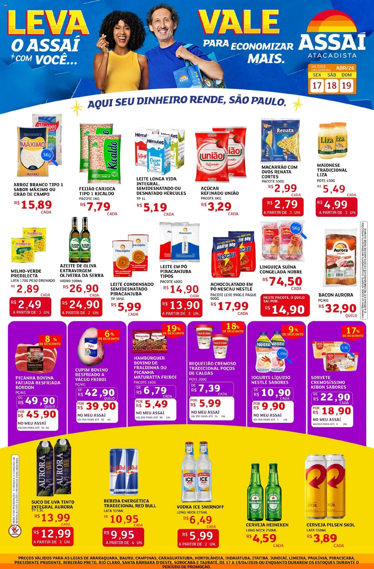 Pré-Visualização do folheto "Assaí Atacadista ofertas - SP" da loja Assaí Atacadista válido a partir de 17/04/2026