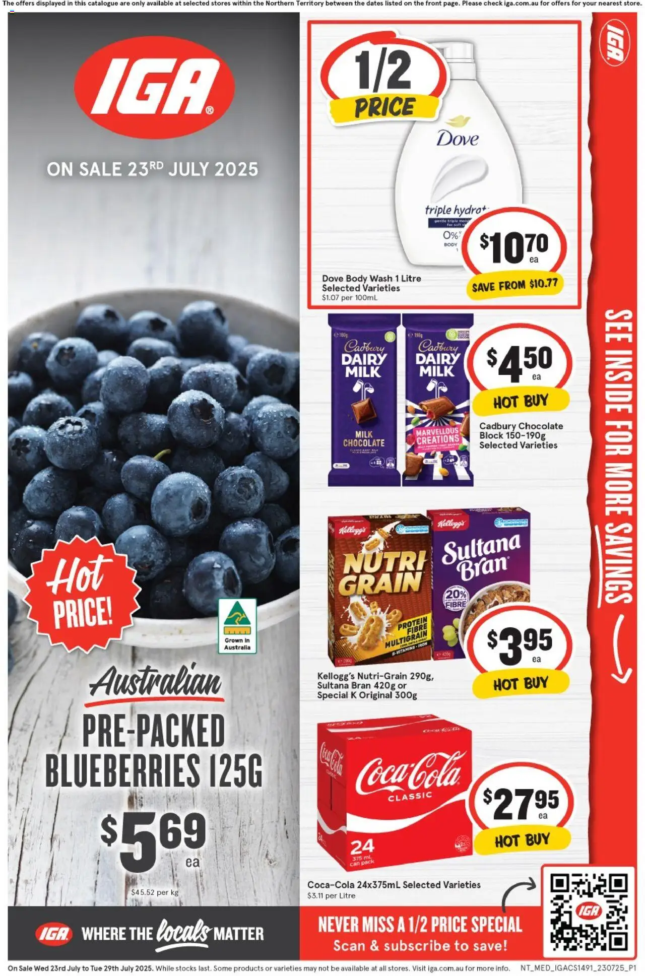 IGA catalogue valid from 23/07/2025 - page 1