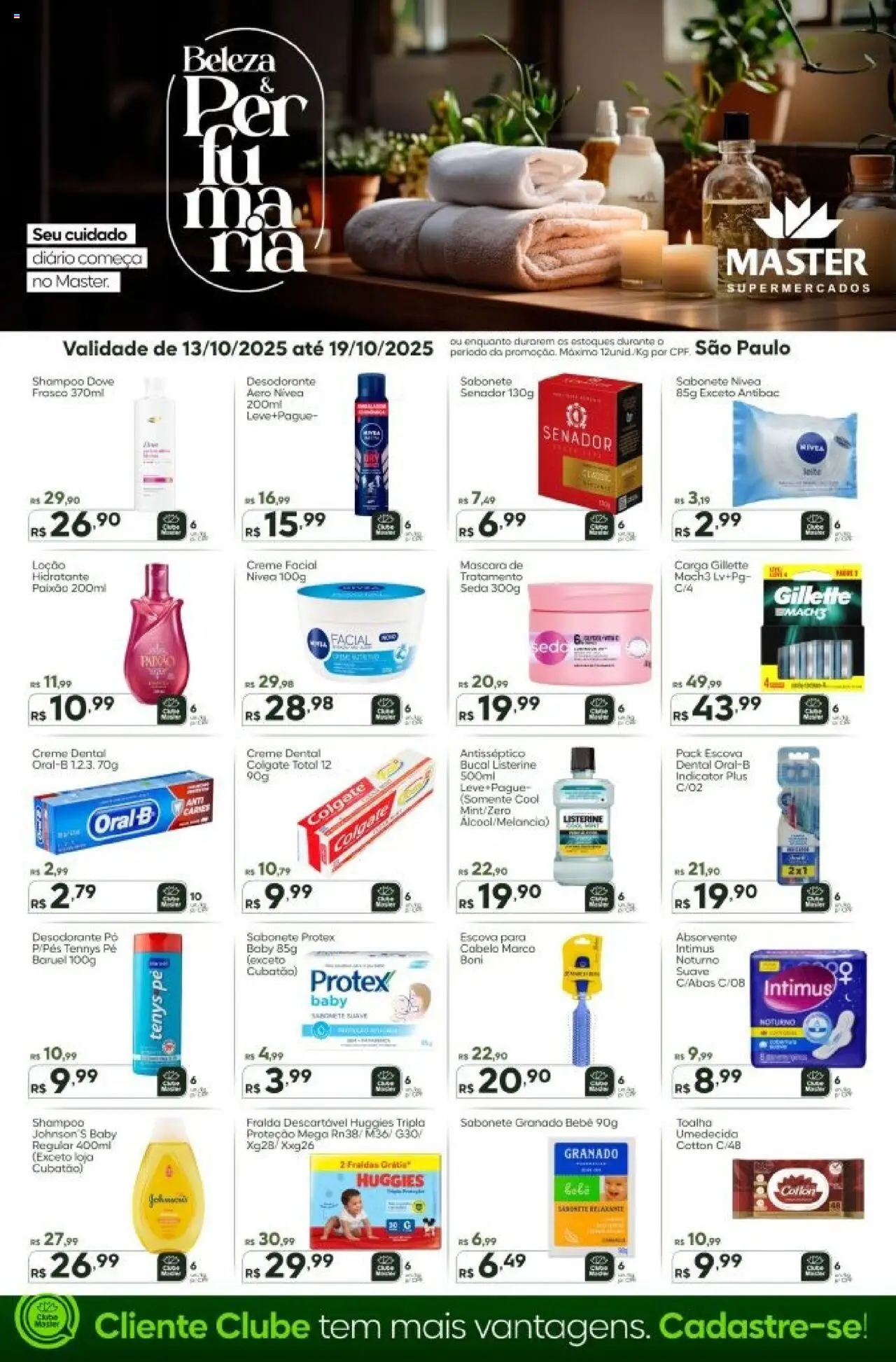 Master folheto "Ofertas Perfumaria - SP" válido a partir de 13/10/2025 - número de página 1