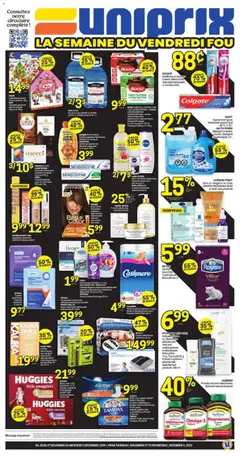 Preview of leaflet Black Friday from shop Uniprix is valid from Nov 27, 2025