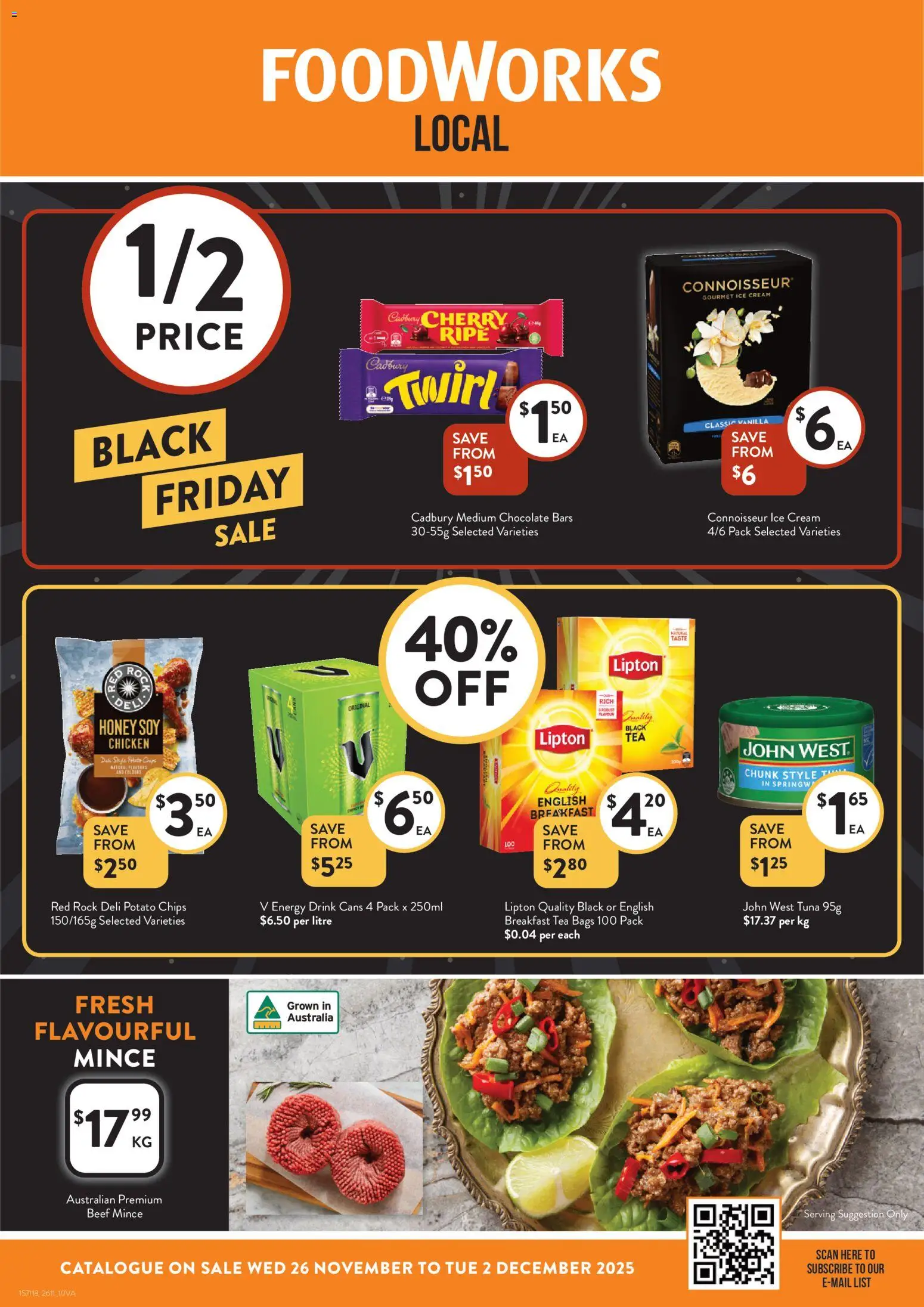 Preview of catalogue Catalogue VIC from shop Foodworks valid 26/11/2025