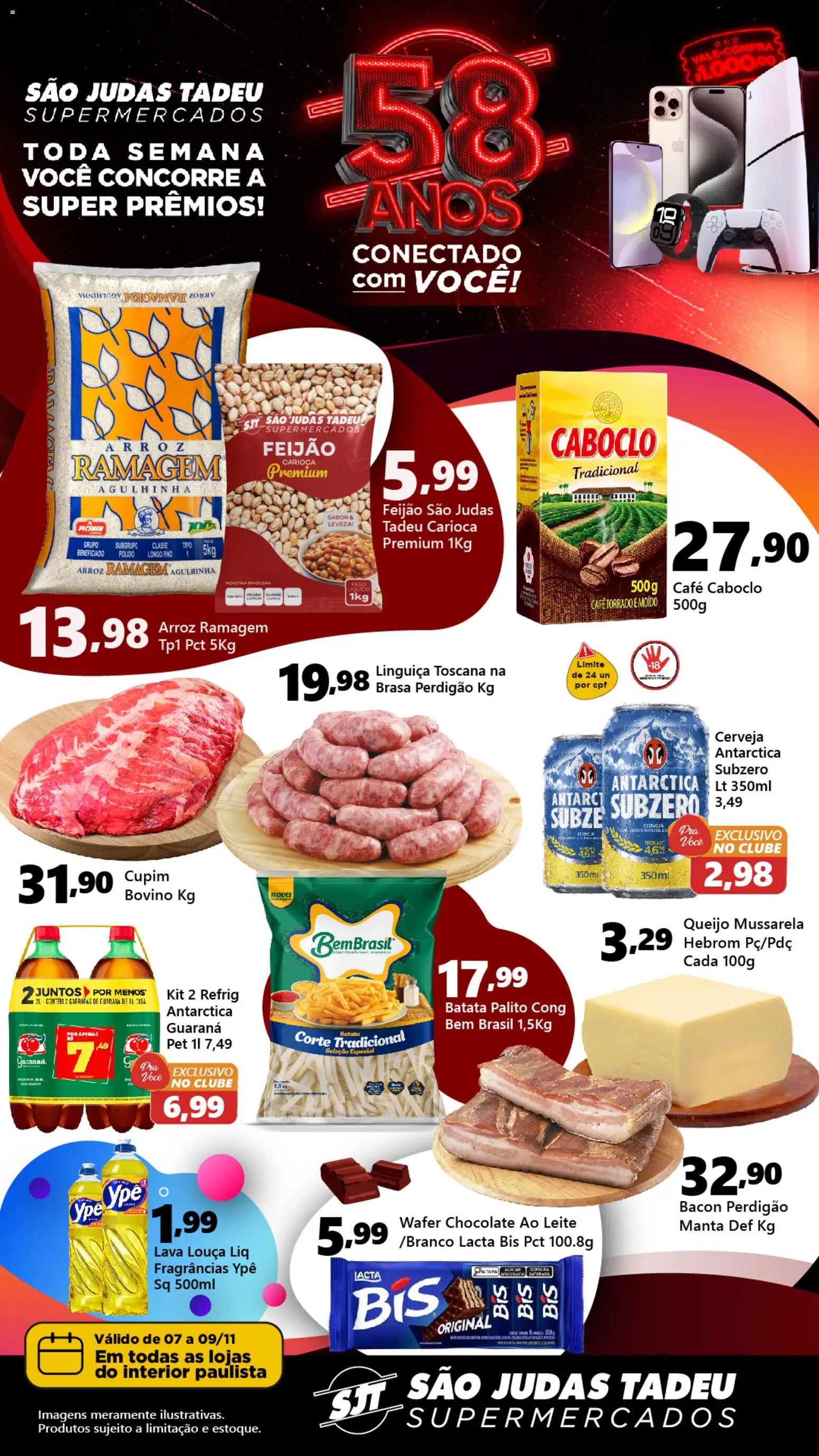 Pré-Visualização do folheto "Ofertas da semana" da loja São Judas Tadeu válido a partir de 07/11/2025
