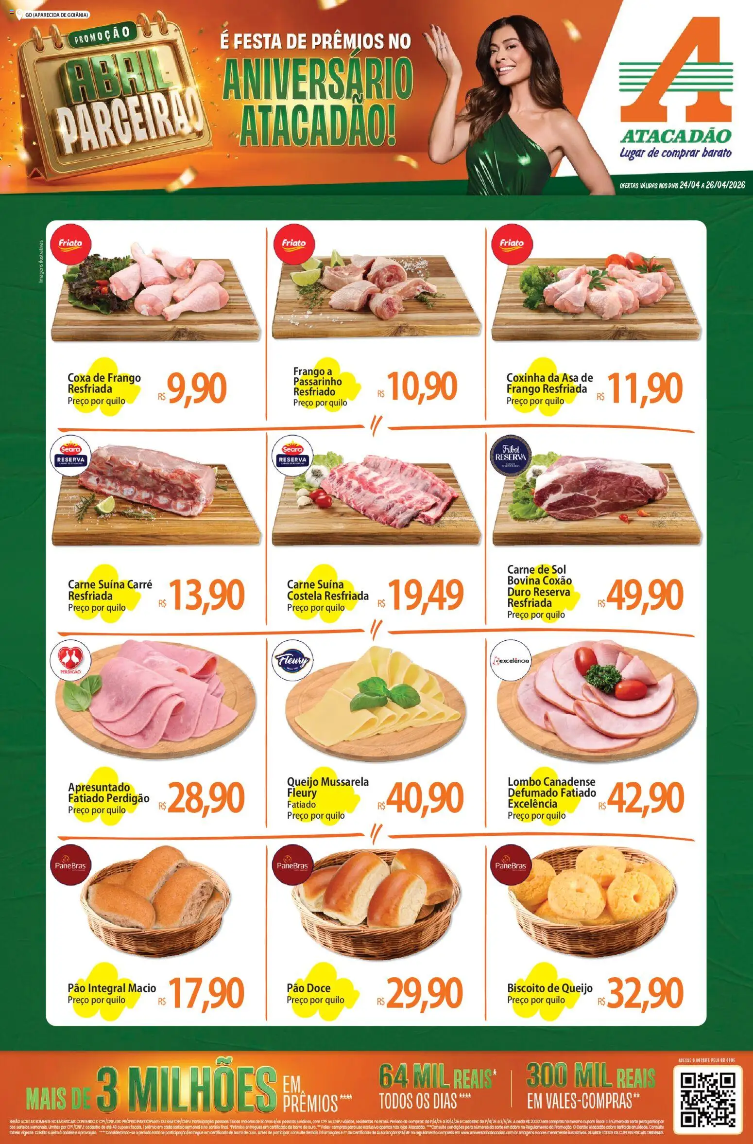 Pré-Visualização do folheto "Atacadão ofertas - GO" da loja Atacadão válido a partir de 24/04/2026