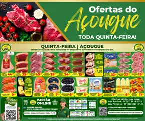 Pré-Visualização do folheto "Ofertas do Açougue" da loja Supermercado Padrão válido a partir de 19/02/2026