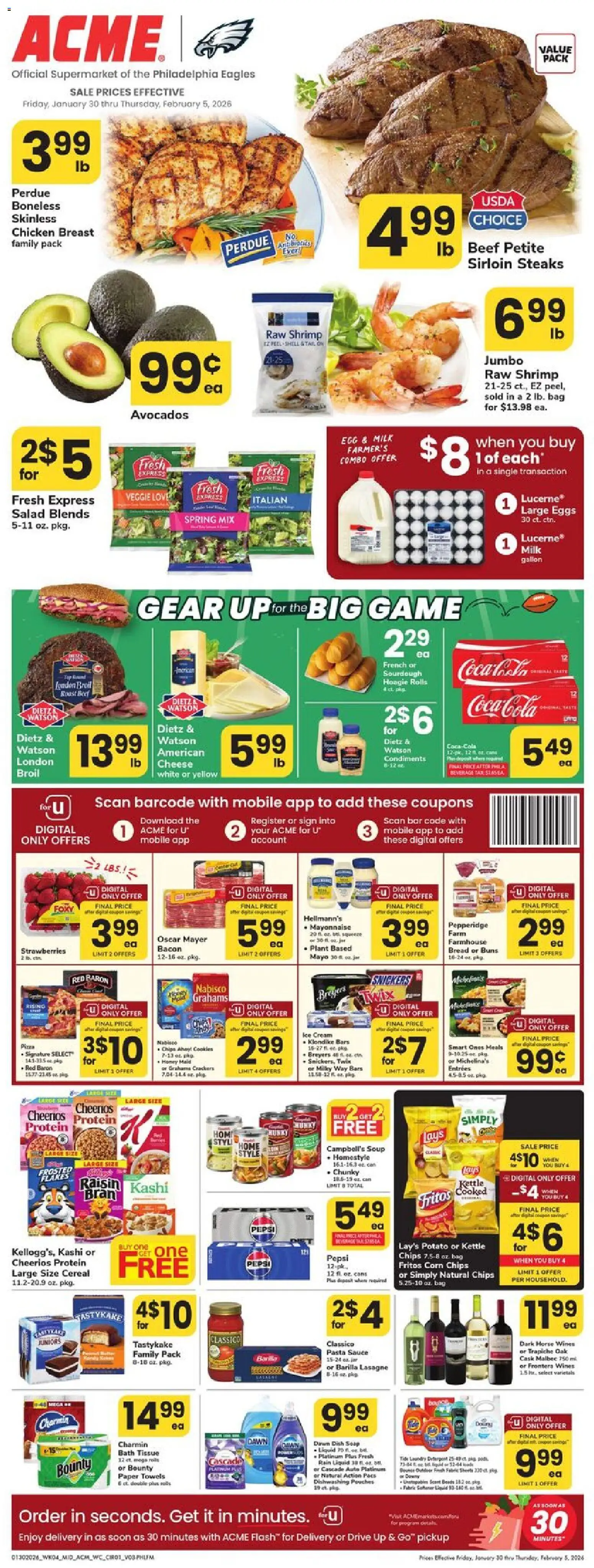 Ad Preview of Acme Weekly Ad from 01/30/2026