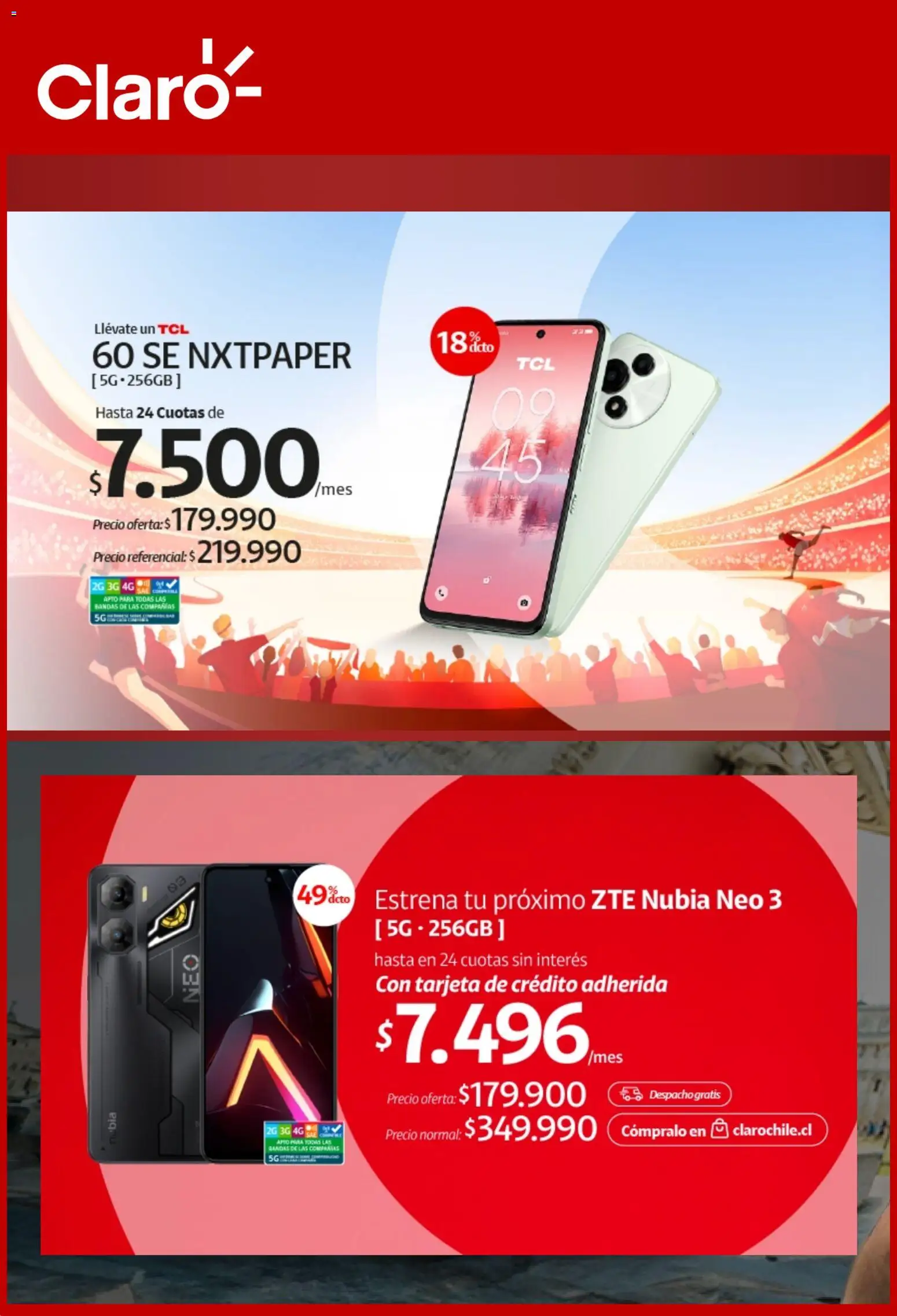 Folleto de la tienda Claro válido desde el 13.11.2025 