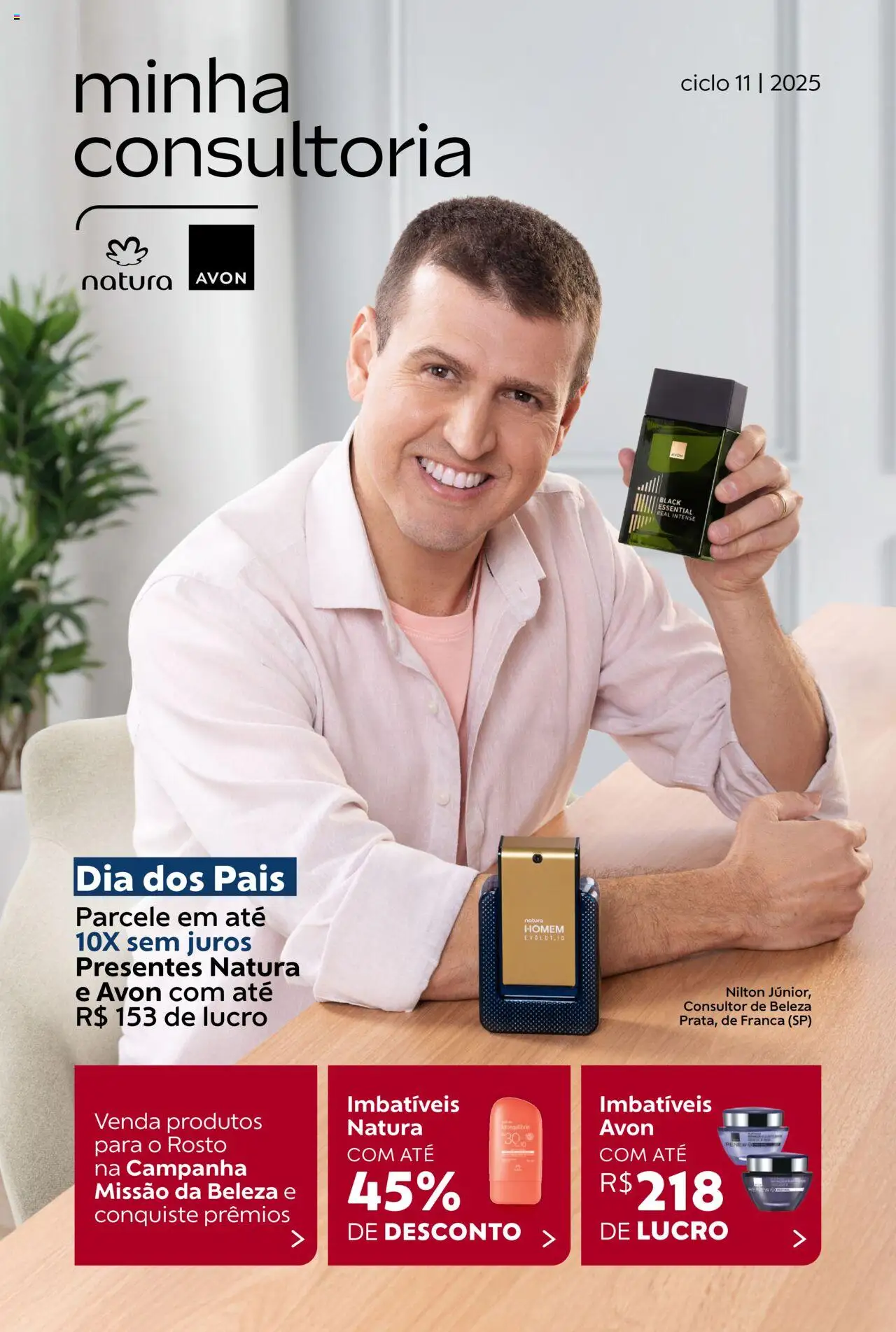 Avon folheto "Campanha 11: Minha Consultoria" válido a partir de 16/06/2025 - número de página 1