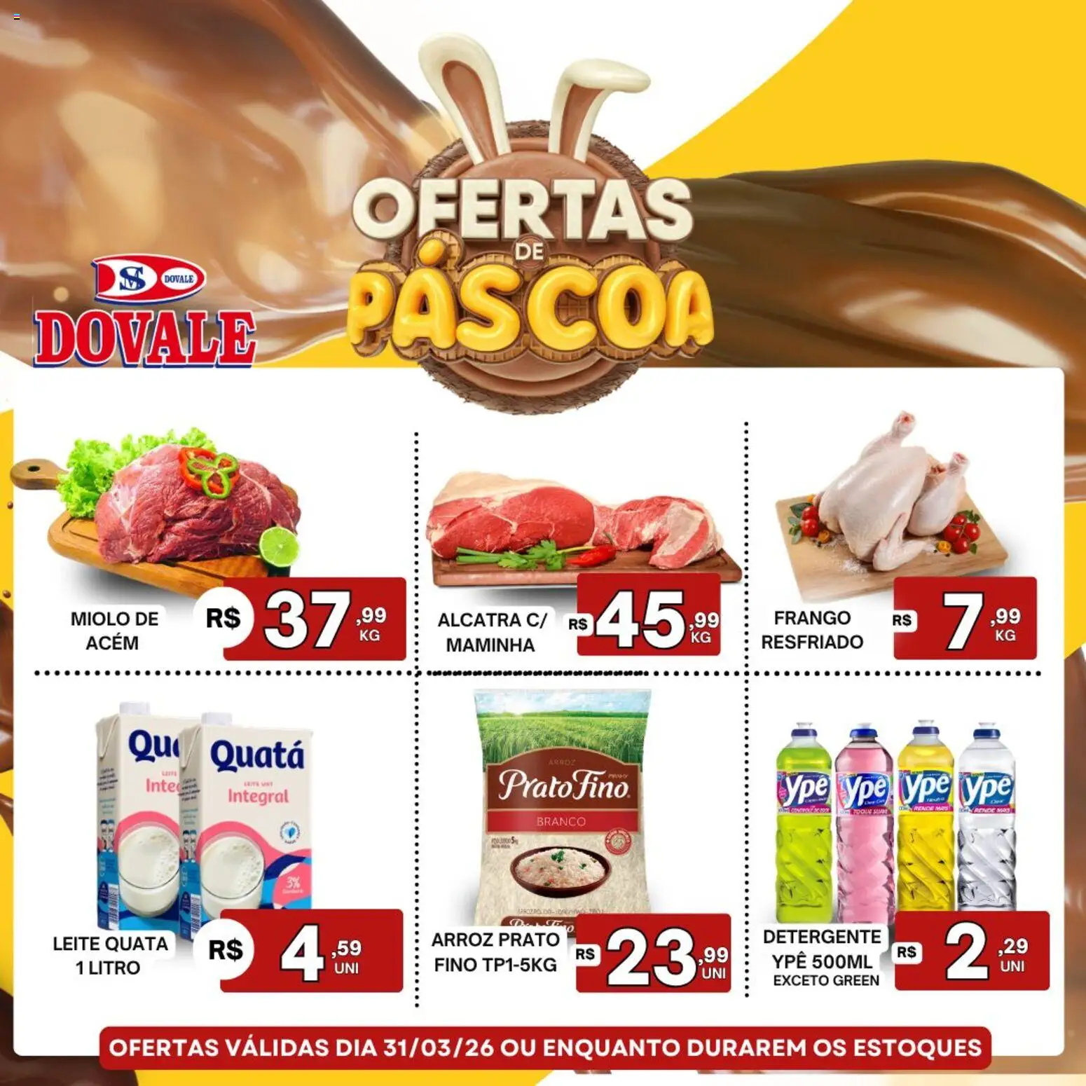 Pré-Visualização do folheto "Dovale ofertas Páscoa" da loja Dovale válido a partir de 31/03/2026