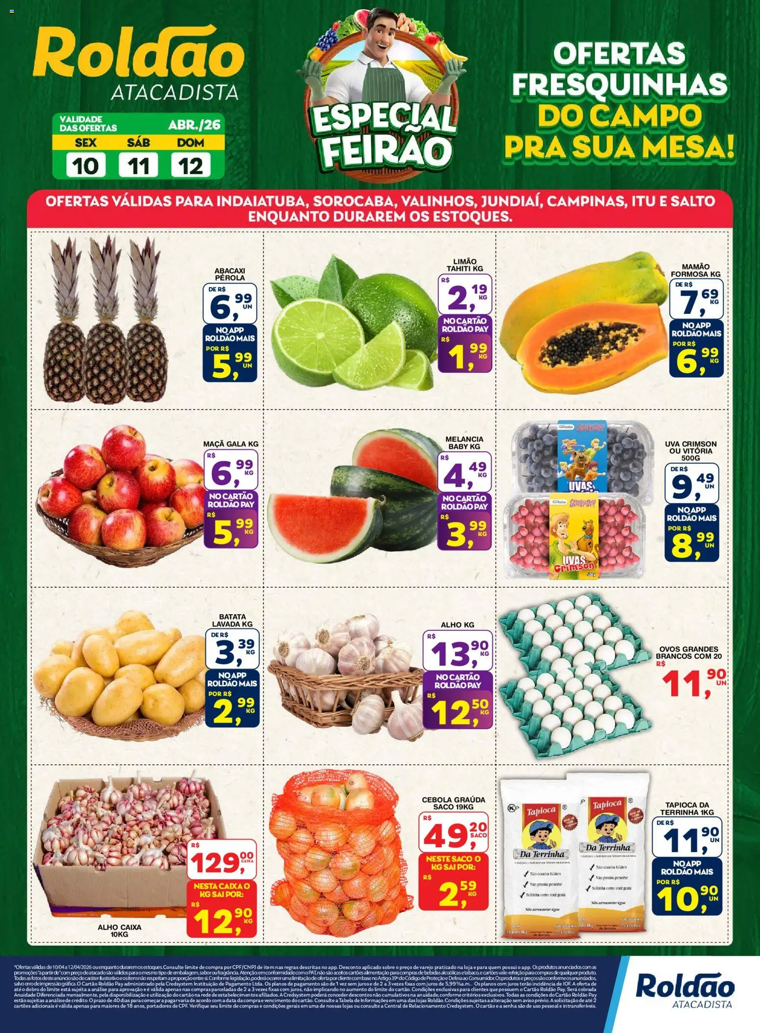 Pré-Visualização do folheto "Roldão ofertas Especial Feirão" da loja Roldão válido a partir de 10/04/2026